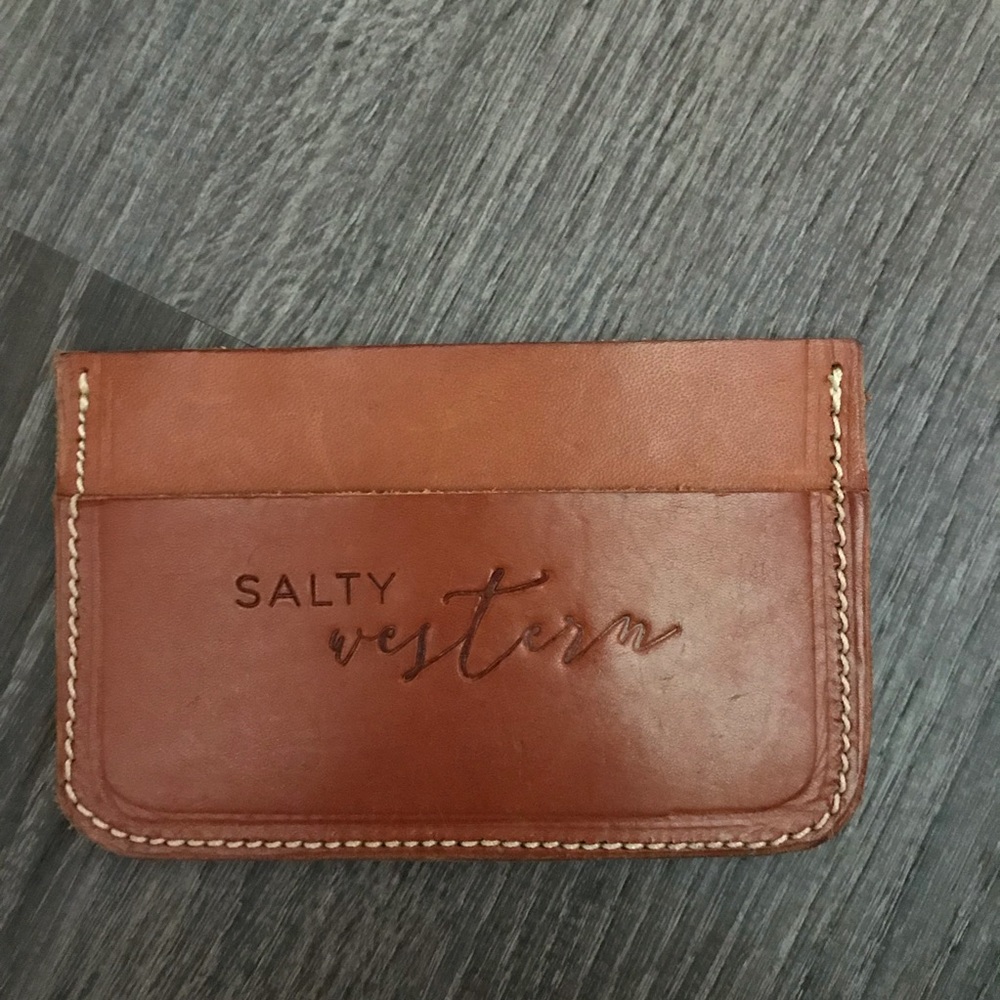 Salty Western slim wallet